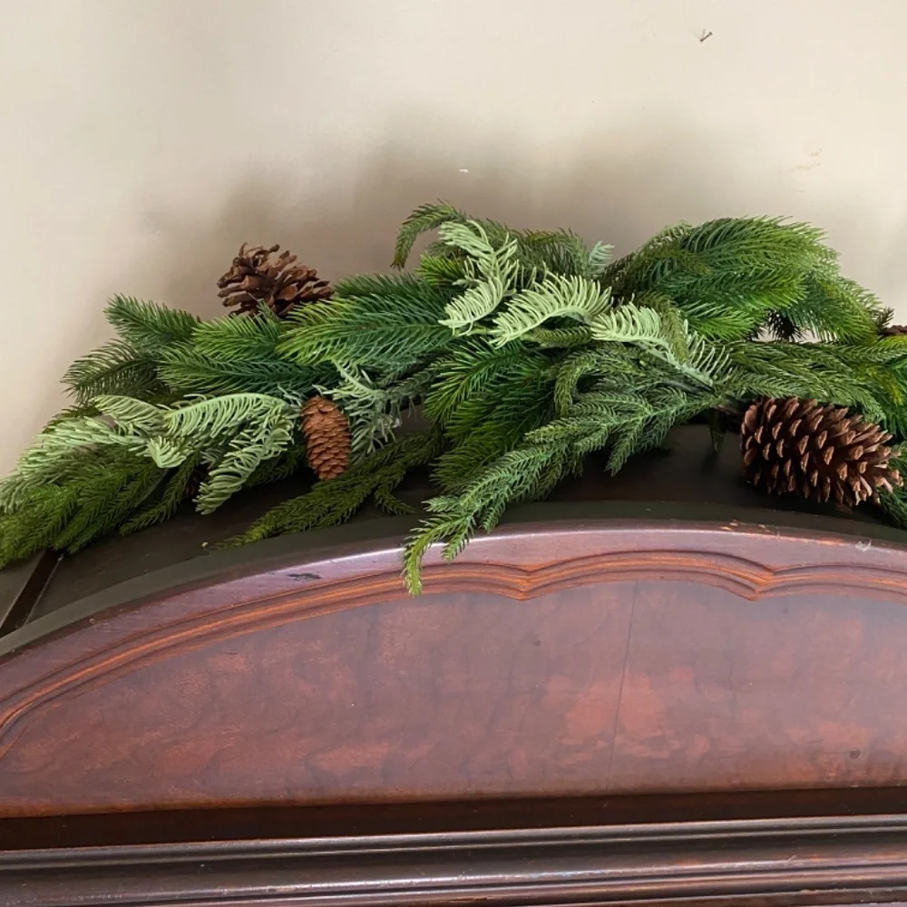 Anthropologie Terrain  Faux Evergreen Swag